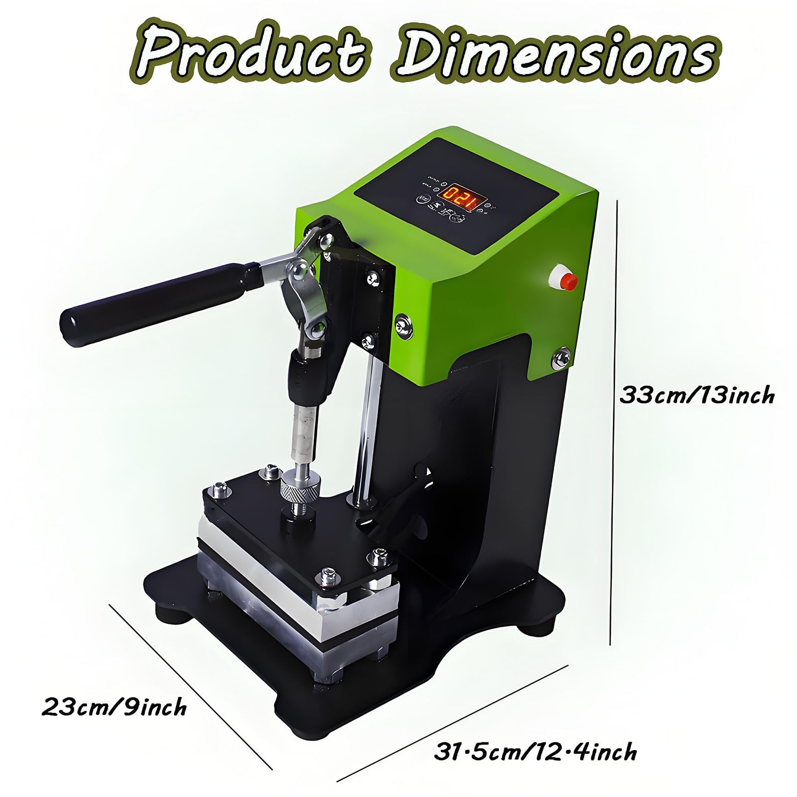 600W Rosin Heat Press Machine, Prensa Calor Manual Prensa Calor Portátil,Calefactora Controlador Inteligente, LED Digital
