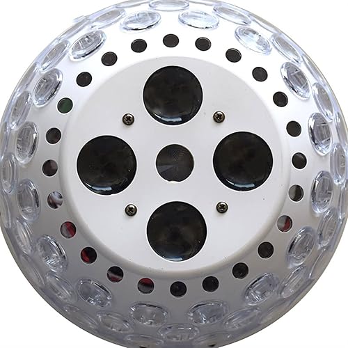 Miniatura 3 de GAMONE Luces de escenario giratorias, bola de cristal LED, activadas por sonido, luz estroboscópica, DJ, luces LED mágicas de escenario para