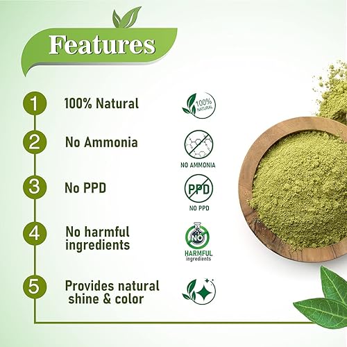 Miniatura 6 de Keya Seth Aromaterapia 100% Tinte para el cabello con acondicionador natural Henna 200gm