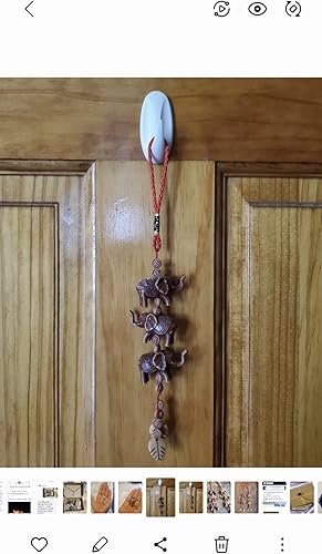 Miniatura 4 de Adorno colgante de elefante feliz, accesorios de espejo retrovisor, decoración de espejo de automóvil, decoraciones colgantes para espejo