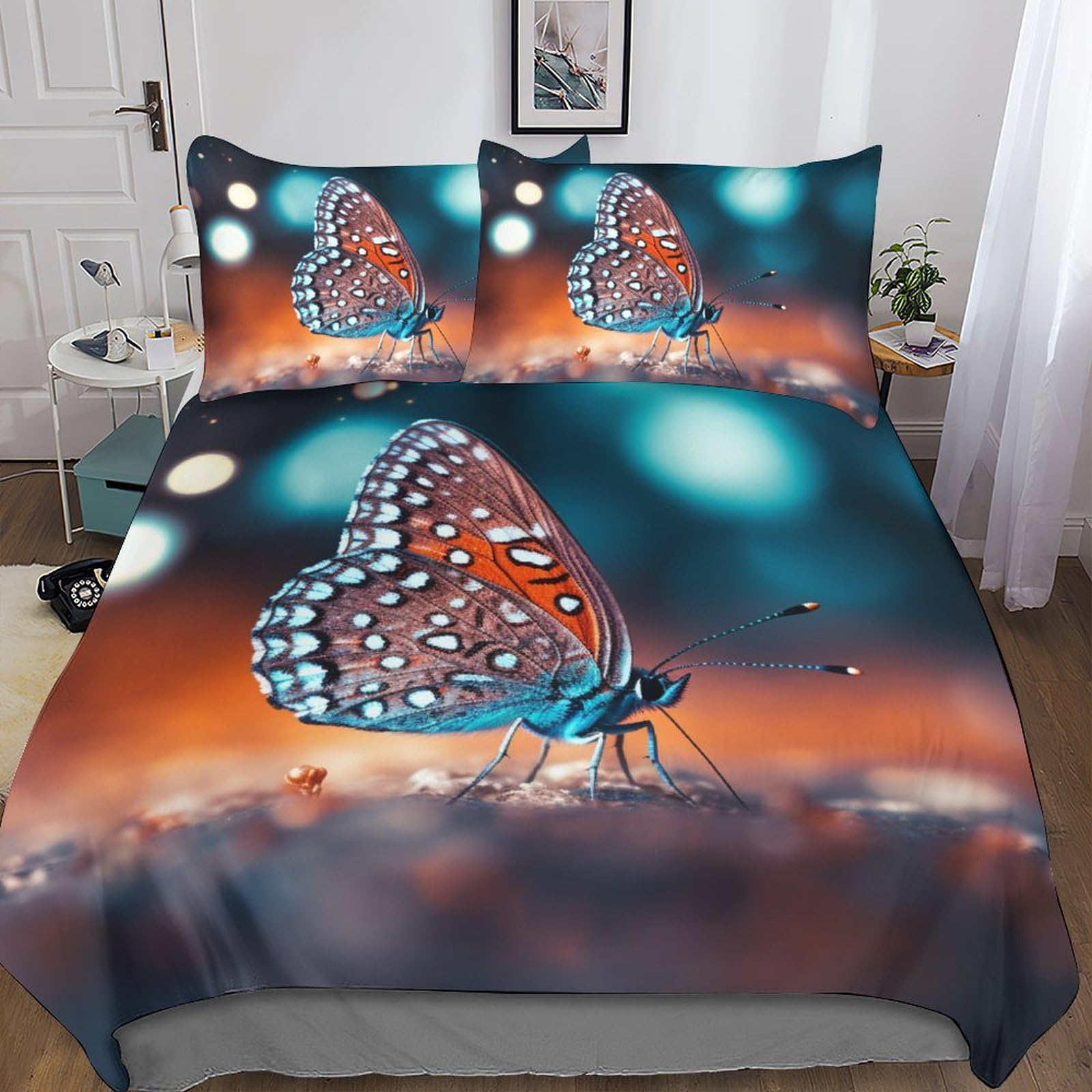 Ensemble de couette doux en microfibre premium avec motifs animaux 3D durables 200x200cm