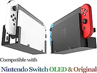 Vista 2 de Funturbo Soporte de pared para Nintendo Switch, kit de montaje en pared, soporte de montaje para interruptor compatible con Nintendo Switch OLED