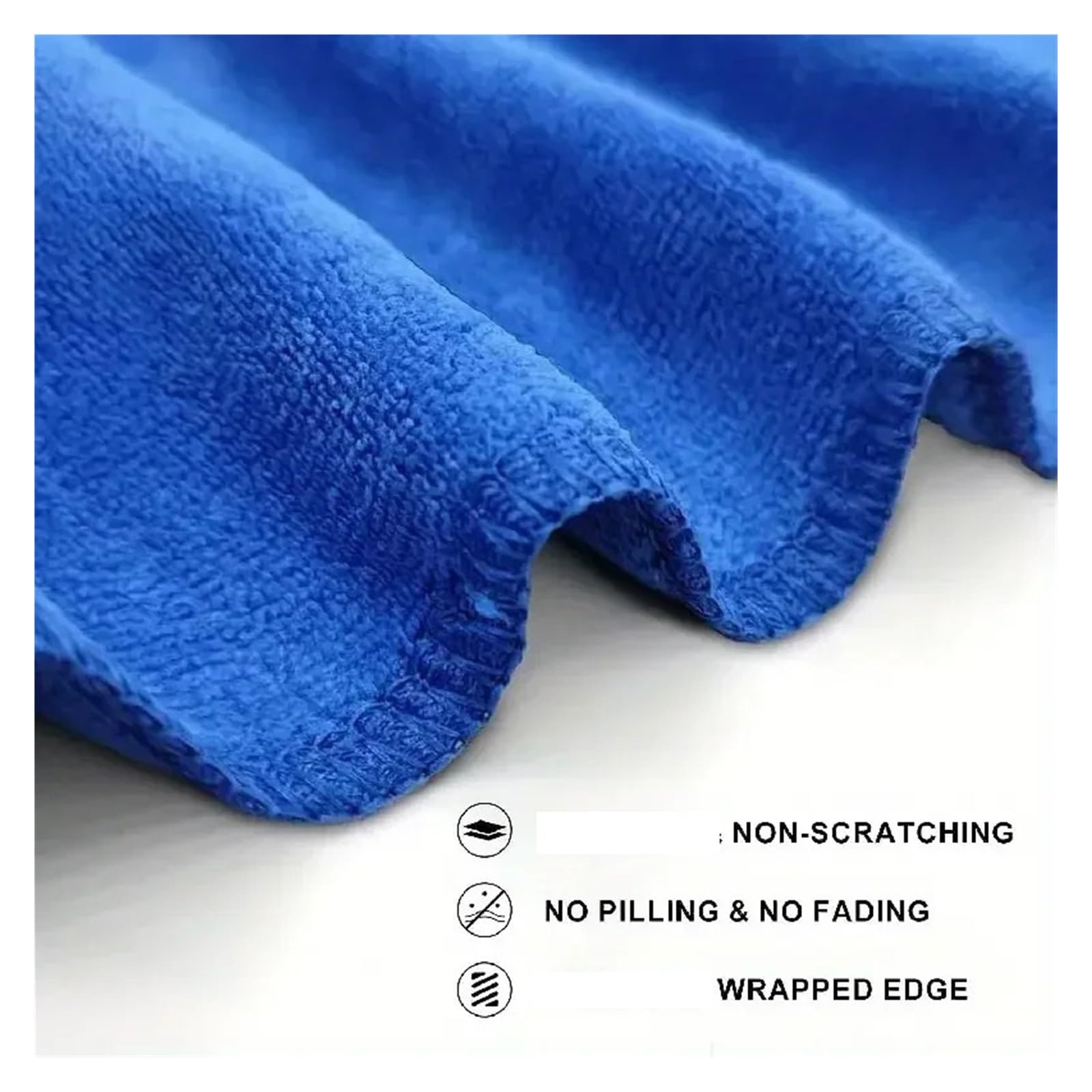 Absorbent Microfiber Cleaning Cloths - Lint Free Reusable Towels for Car Windows and Household Use 100PCS — view 6