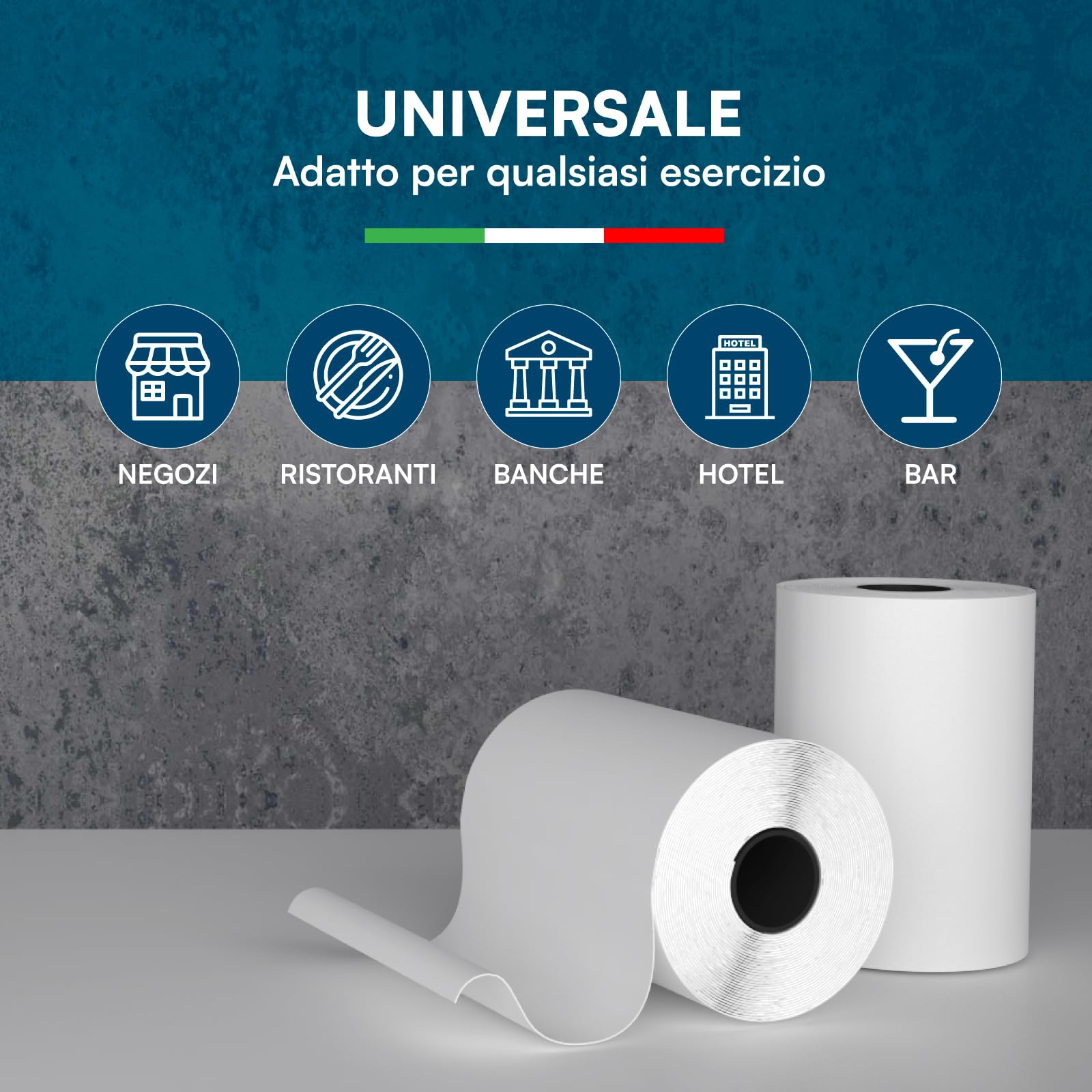 10 Rotoli Carta Termica 57x30m Per Registratori Di Cassa - Compatibile Con Nexi, Axerve, Ingenico - Foto 3