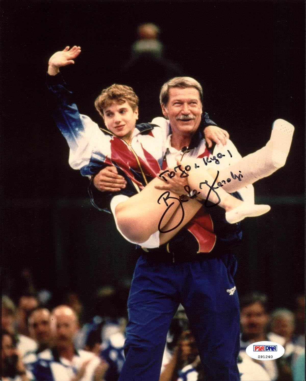 bela-karolyi-usa-gymnastics-signed-8x10-photo-z91240-psa-dna