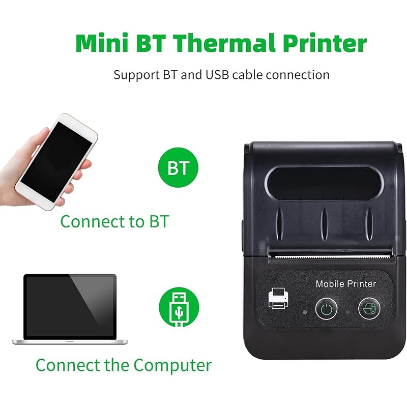 YADSHENG Receipt Printer USB Bill POS 