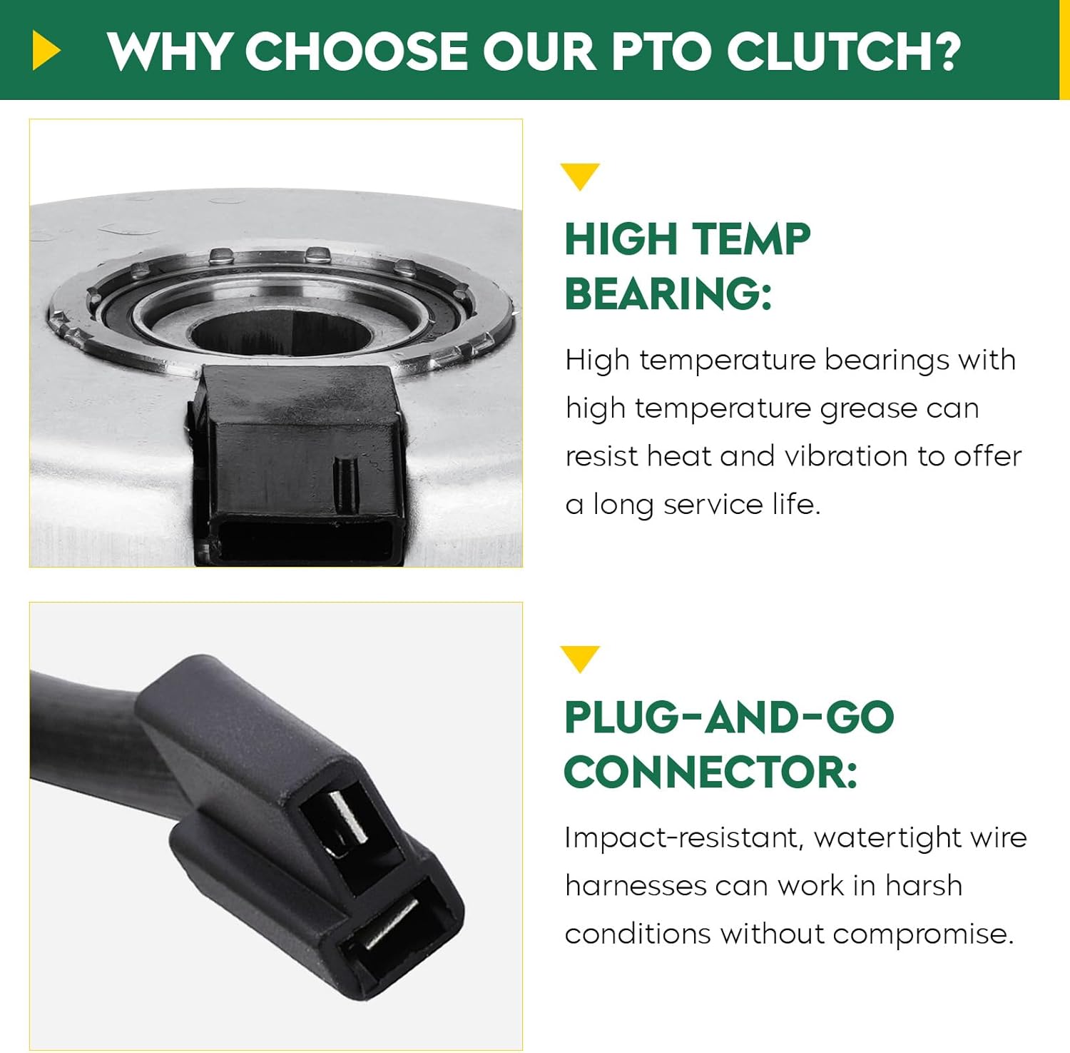 Aeagle 717-04183 PTO Clutch for 717-04622 917-04622 for Cub Cadet RZT42 RZT50 MTD ZT42 ZT50 ZT5000 Troy-Bilt Mustang XP RZT 42" 50" Repalce 917-04183 GT1A-MT09