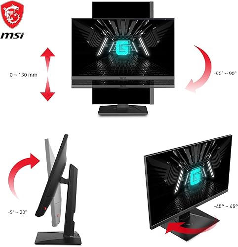 Miniatura 5 de MSI G272QPF, Monitor para juegos de 27", 2560 x 1440 (QHD), IPS rápido, 1ms, 170Hz, compatible con G-Sync, HDR Ready, HDMI, Displayport,