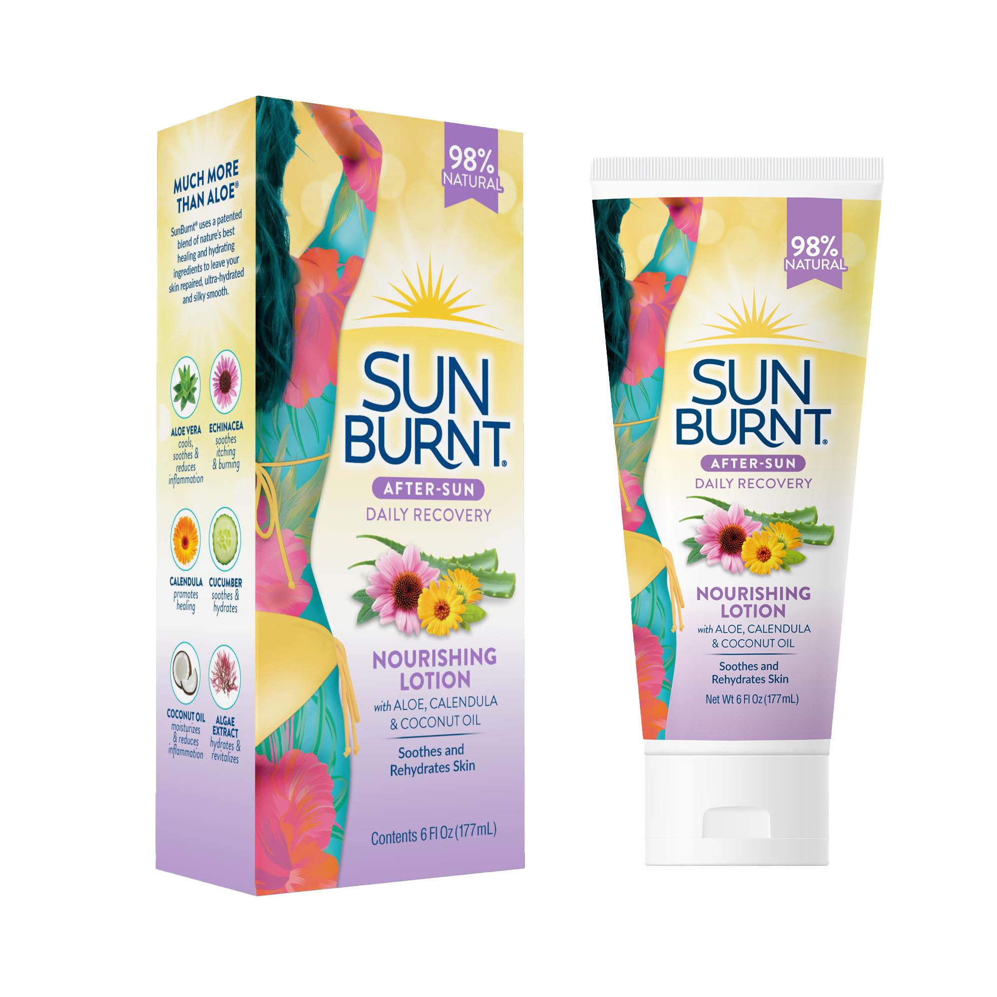 Sunburnt Advanced After-Sun Lotion, 6 Ounce