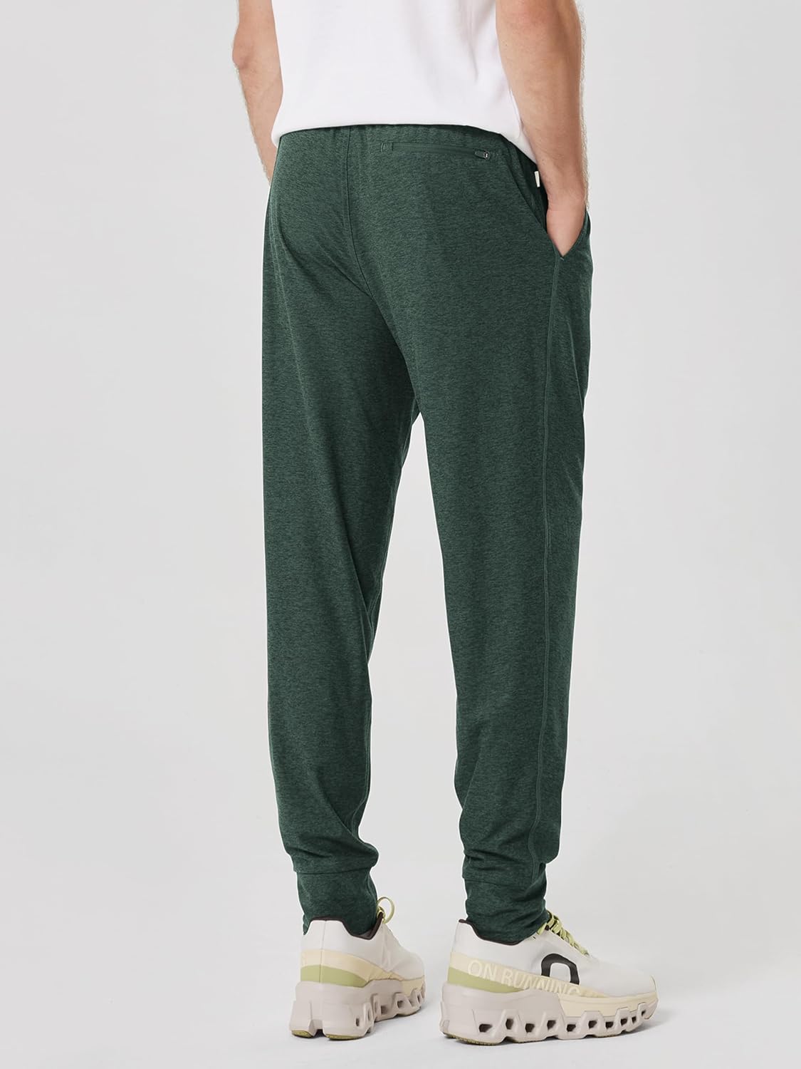 ODODOS Men's Performance Joggers - Ultra Soft odSTRATUM Tech Sweatpants with Adjustable Waist and Secure Pockets - Image 2