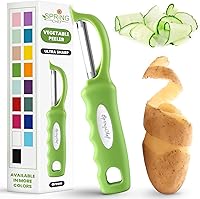 Vista 10 de Spring Chef Pelador de verduras giratorio prémium, color negro