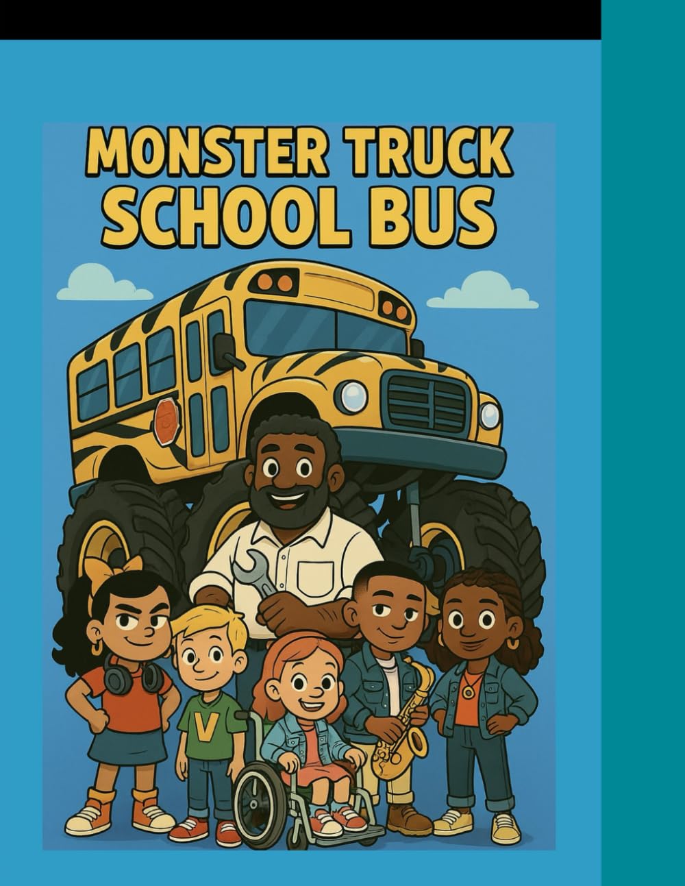 Monster truck school bus