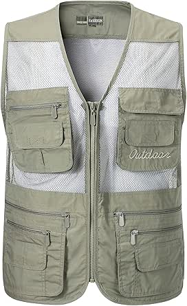 Gilet de pêche à la mouche idéal en demi-lune vintage