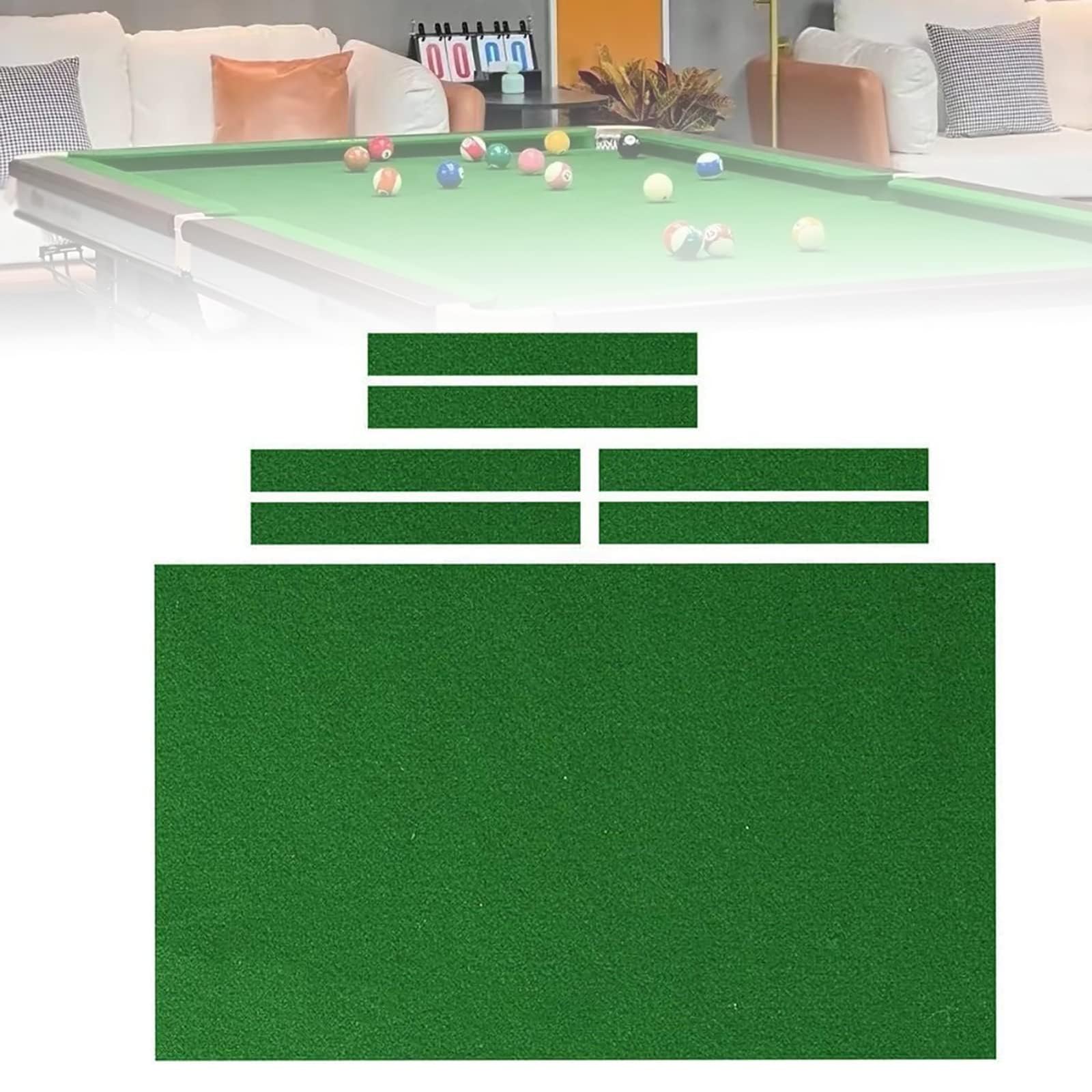 Tissu de billard en feutre pour des soirées de jeux intenses sur table standard