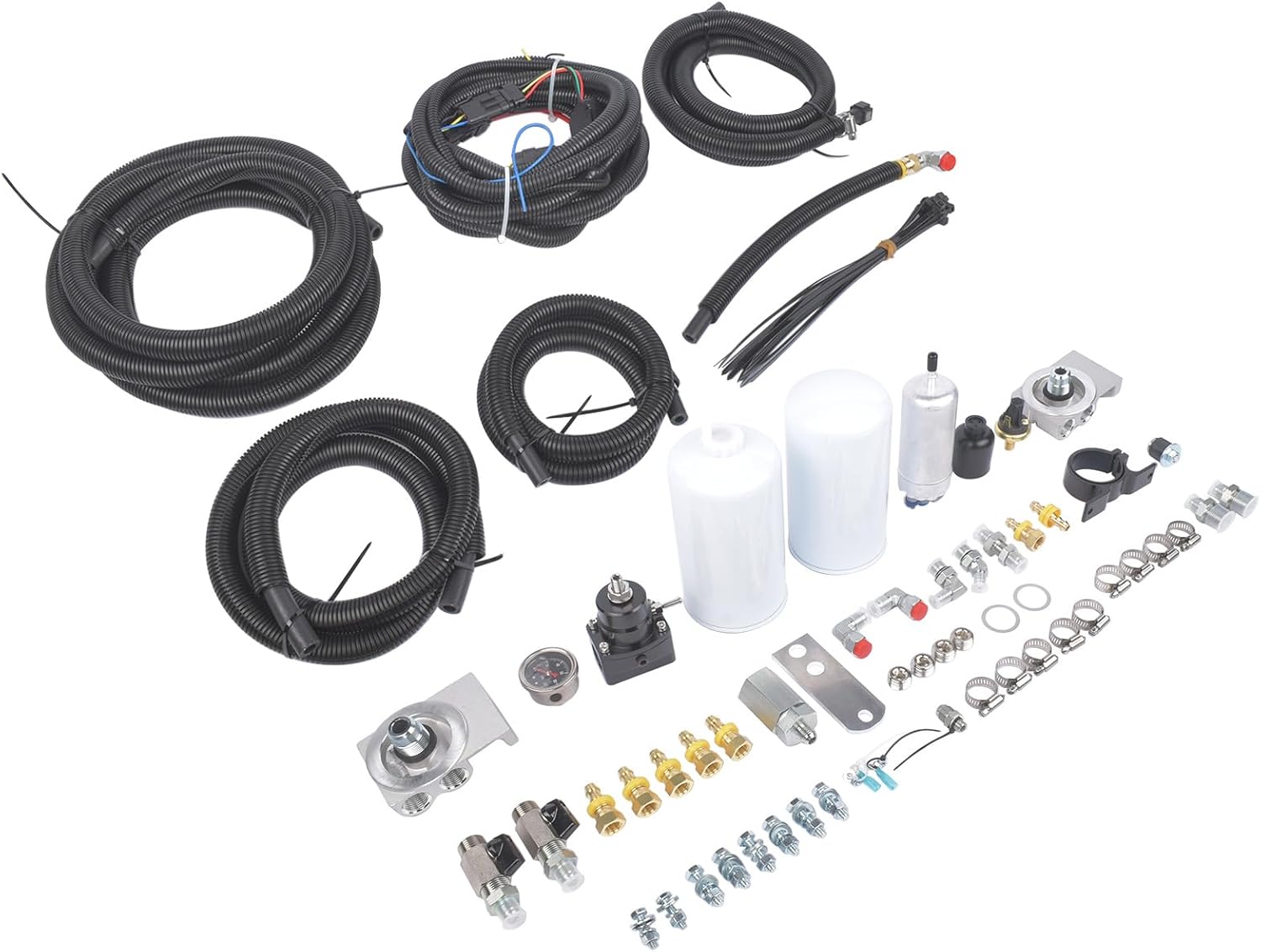 Complete Electric Fuel Pump Conversion Kit Replacement for 1994 1995 1996 1997 OBS Ford E-350 F-250 F-350 F-Super Duty 7.3L Powerstroke
