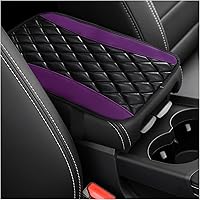 Vista 16 de Cojín para Consola Central de Automóvil, Funda Universal de Cuero Impermeable para Caja de Asiento de Reposabrazos, Cómodo Protector de Cubierta