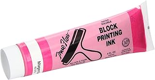 Sax True Flow Water Soluble Block Printing Ink - 5 Ounce Tube - Magenta