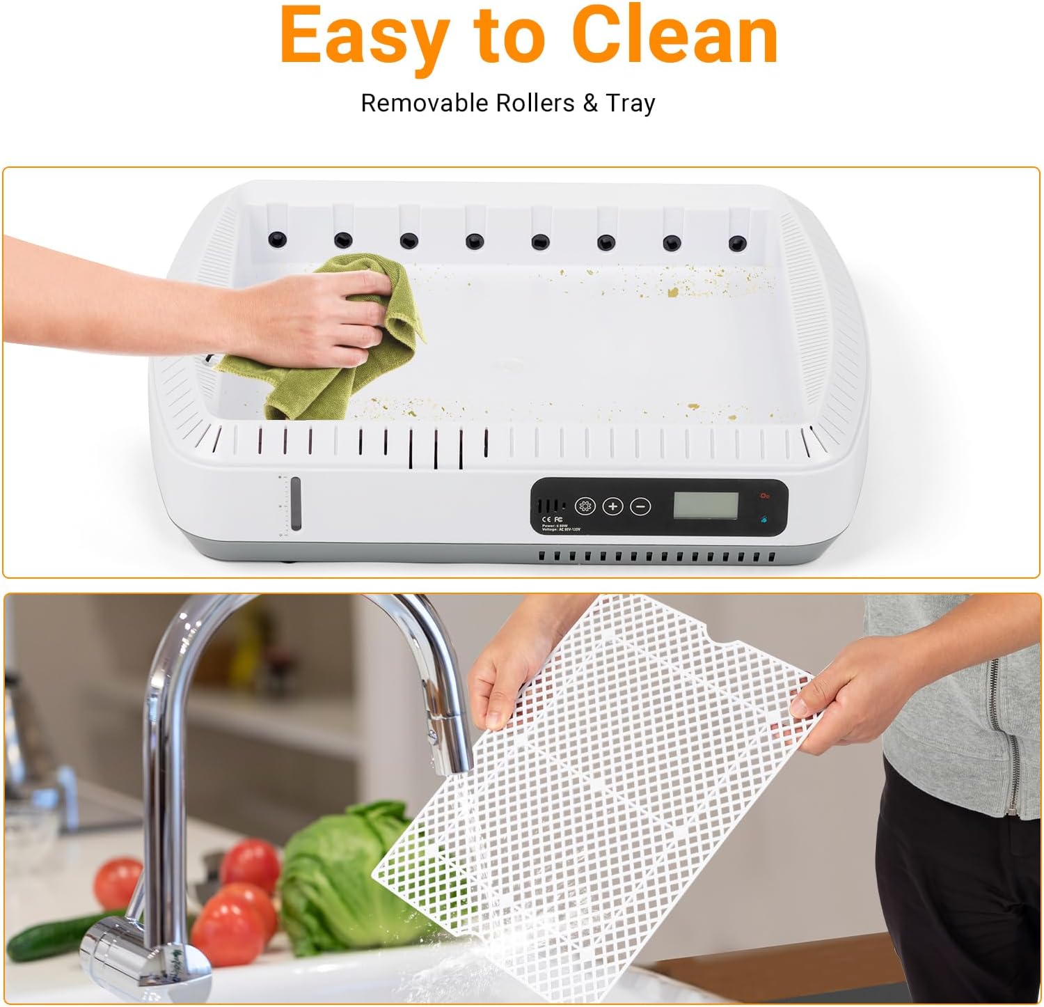 35 Egg Incubator with Automatic Egg Turning & Temperature Humidity Control, Digital Poultry Hatcher for Chicken Quail Duck Parrot Eggs with Visible Window, Water Shortage Alarm & Quiet Fan Circulation