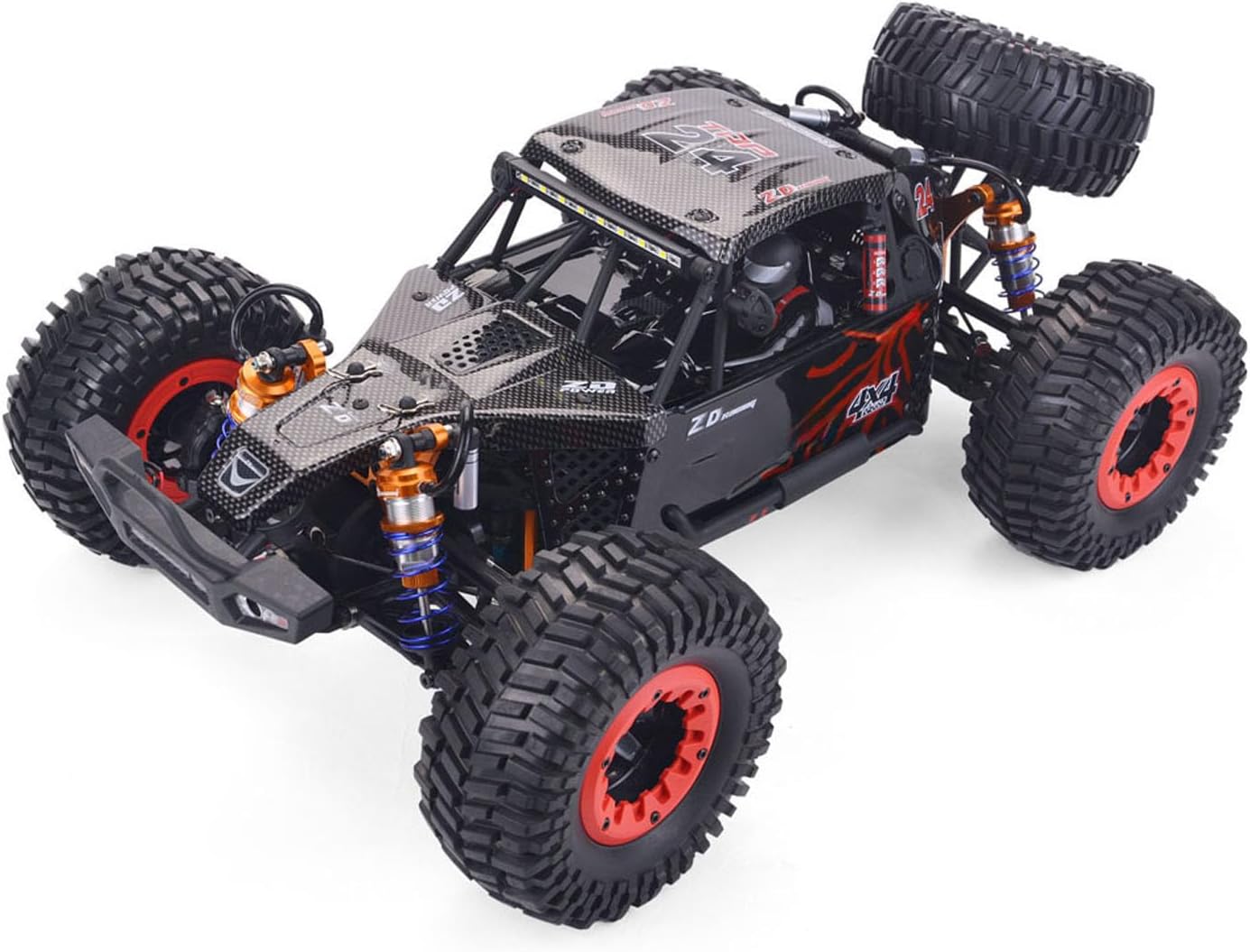TOUCAN RC HOBBY 1/10 Racing DBX 104 Radio Controlled Off Road Car Spare Tire Version 4WD Electric RC Desert Racer Metal Oil Filled Shocks