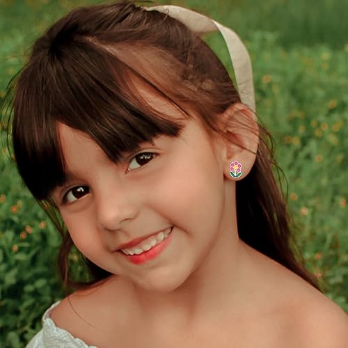 Miniatura 6 de Juego de 20 pares de aretes hipoalergénicos para niñas, regalos de joyería para niñas y mujeres