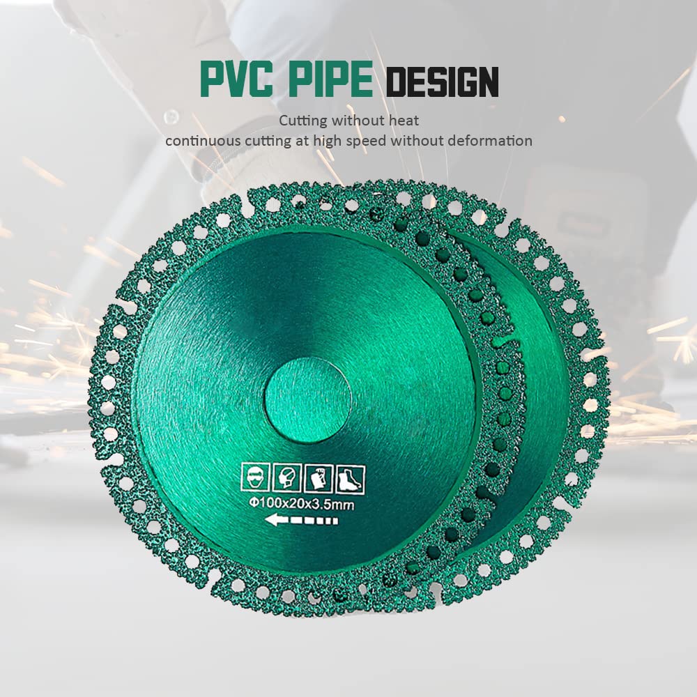 Indestructible Disc 2.0 - Cut Everything in Seconds, 2024 New Composite Multifunctional Cutting Saw Blade Cutting Blade, Upgrade 4 inch Indestructible Disc for Angle Grinder 7/8 inch (10)