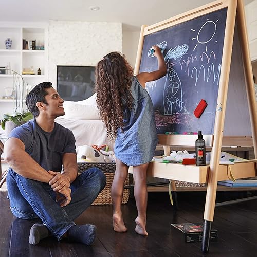 Miniatura 7 de Arteza Juego de limpiador de pizarra con 2 limpiadores, 10 onzas cada uno, 1 toalla de tela de microfibra, 2 esponjas mágicas y 1 borrador