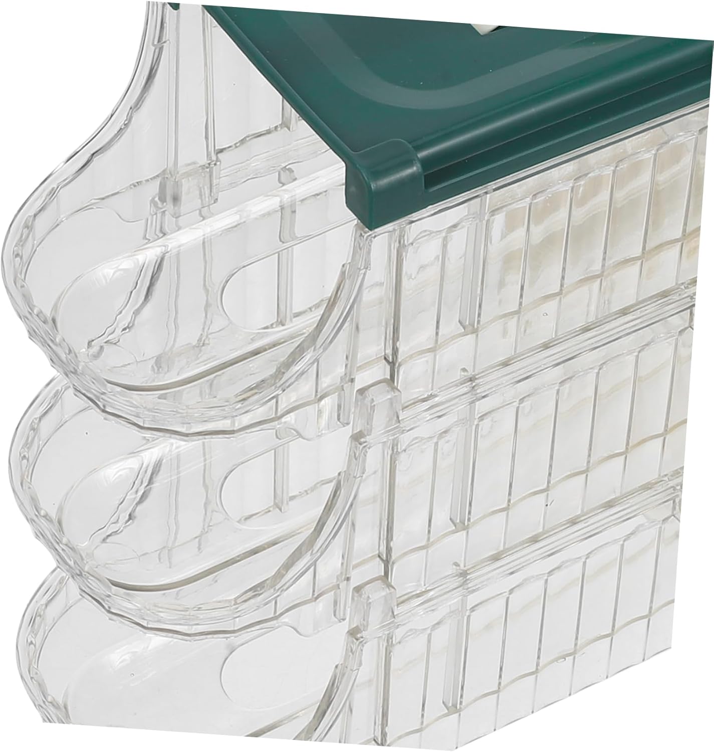 Cabilock Egg Storage Containers Fridge Automatic Rolling Egg Rack Capacity for Refrigerator Long-lasting Durability