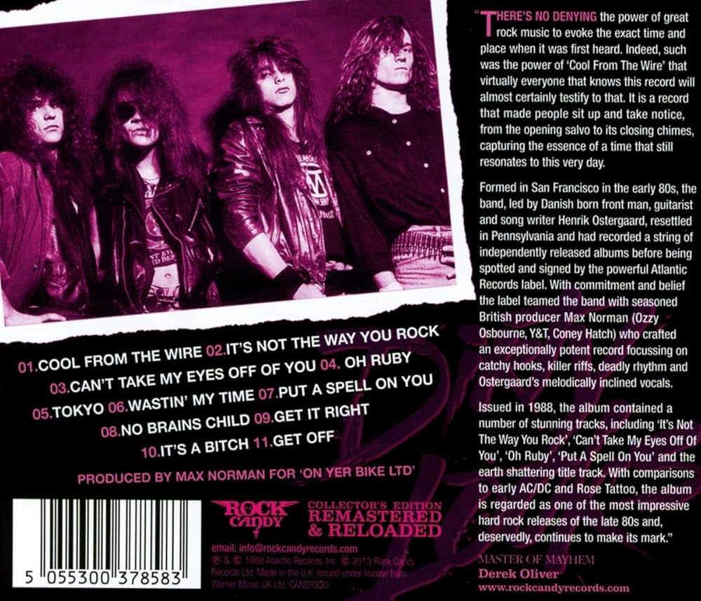 ダーティ ルックス DIRTY LOOKS 「クール フロム ザ ワイアー CD ダーティ ルックス DIRTY LOOKS 「クール フロム ザ ワイアー CD