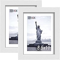 Vista 84 de VCK Paquete de 4 marcos para póster de 16 x 20 pulgadas, de madera maciza negra con veta de madera exclusiva, marco de galería de pared