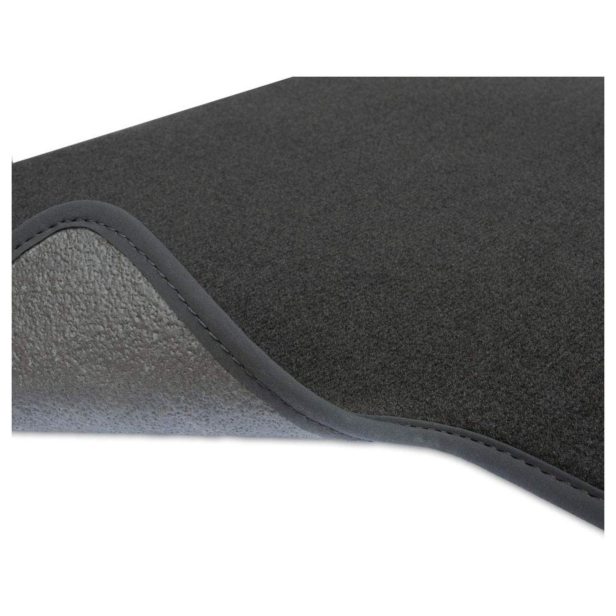 MOTOS Alfombrillas Coche de Velours Premium Adecuado para BMW Serie 6 E63 2003-2010 - Premium, Matt, Negro - Experimenta un Nuevo Confort de conducción con un Juego de Alfombra de Coche de Terciopelo