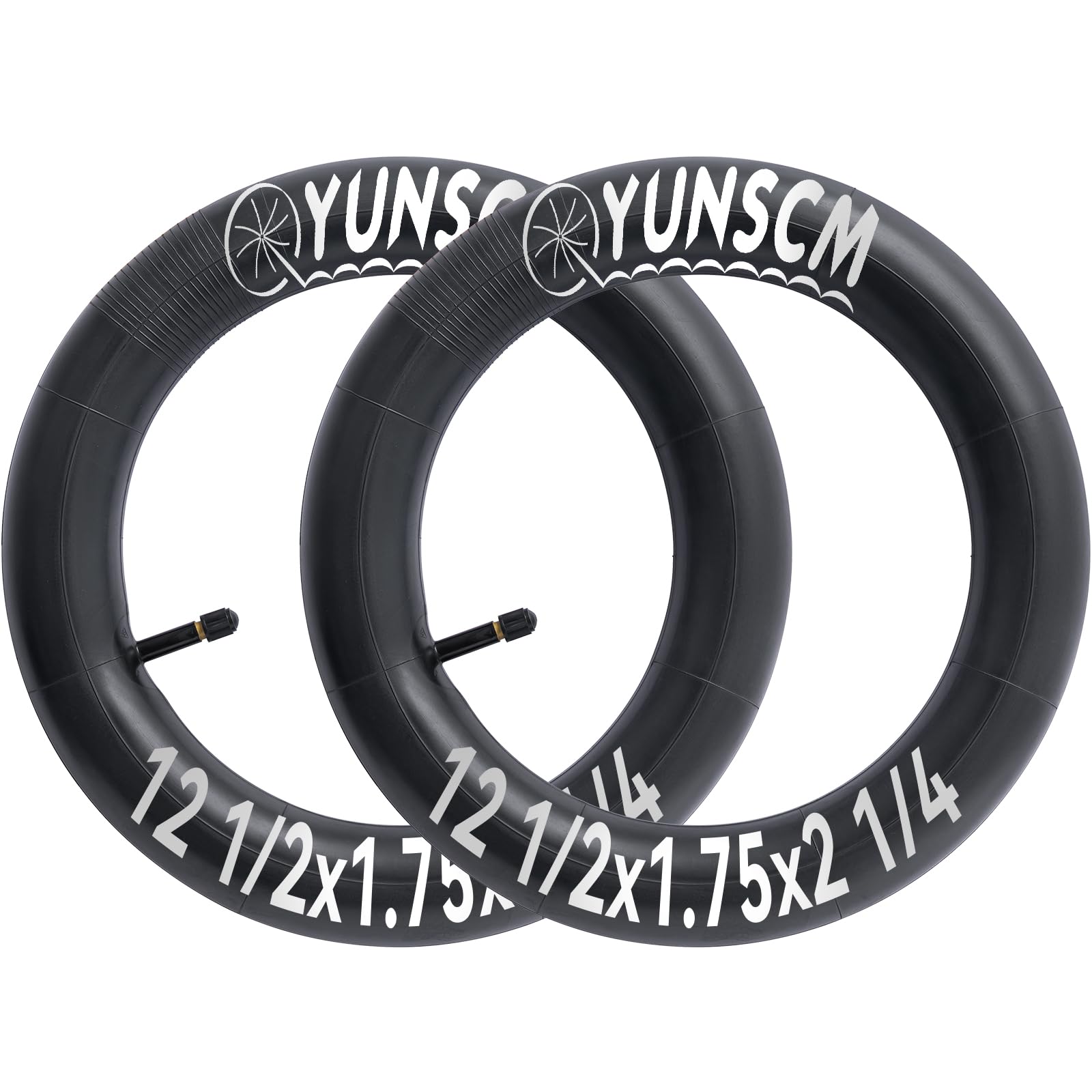 Amazon | 12 1/2インチ 自転車チューブ 12 1/2 x 1.75 x 2 1/4 SV32mm