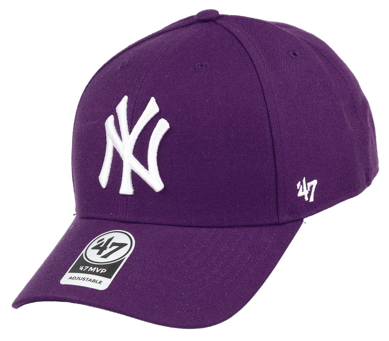 47Brand Unisex Violet New York Yankees Baseball Cap Mlb Mvp