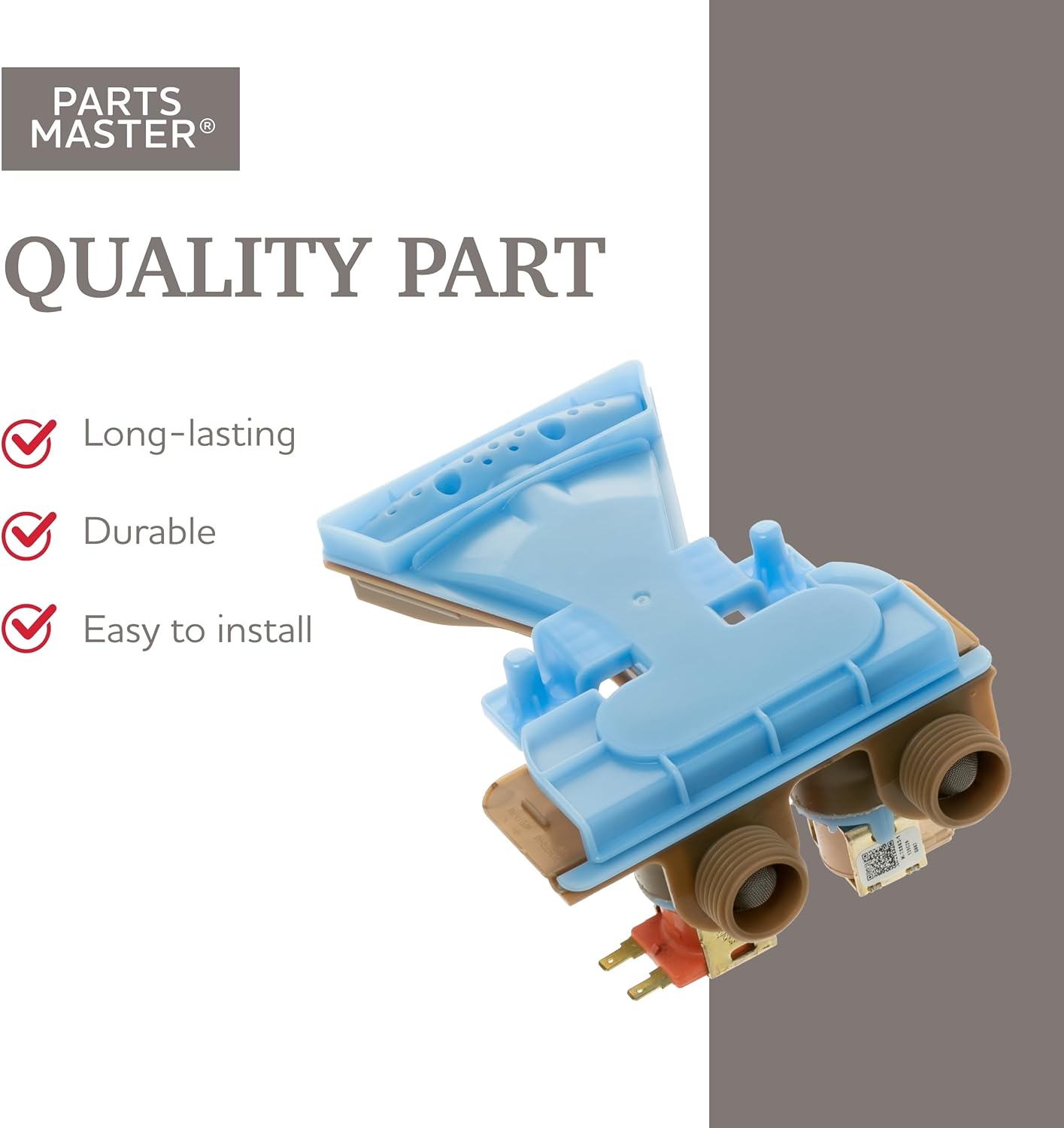 Parts Master Replacement for GE/Hotpoint Washer Water Valve - WH13X26534, PS12726768, AP6891106 - For Hotpoint/GE Washing Machine