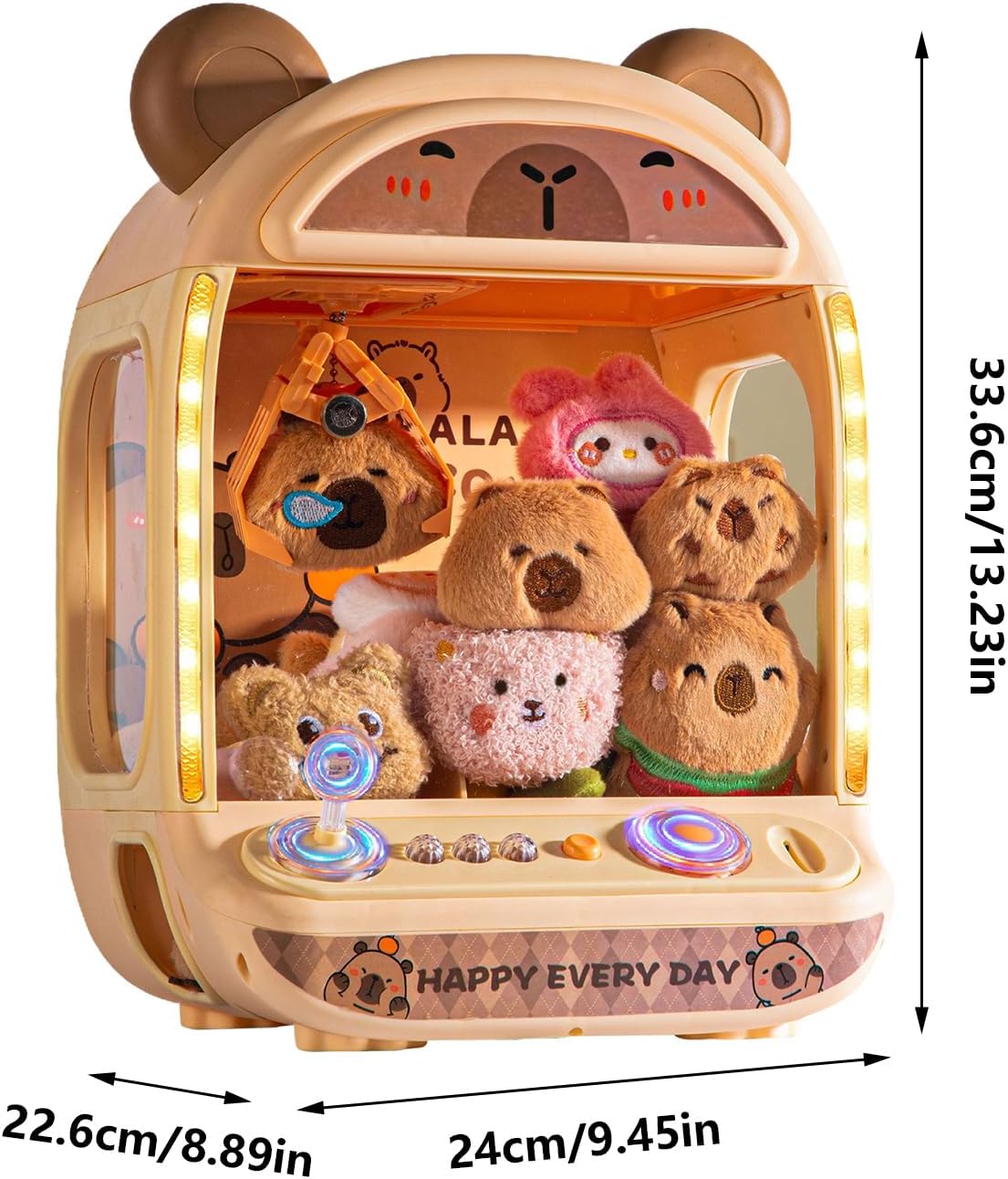 カピバラデザイン クレーンゲーム 、 キッズ用コイン投入式クレーンゲーム販売おもちゃ、 エレクトロニック クレ-ーン マシン ユーモ