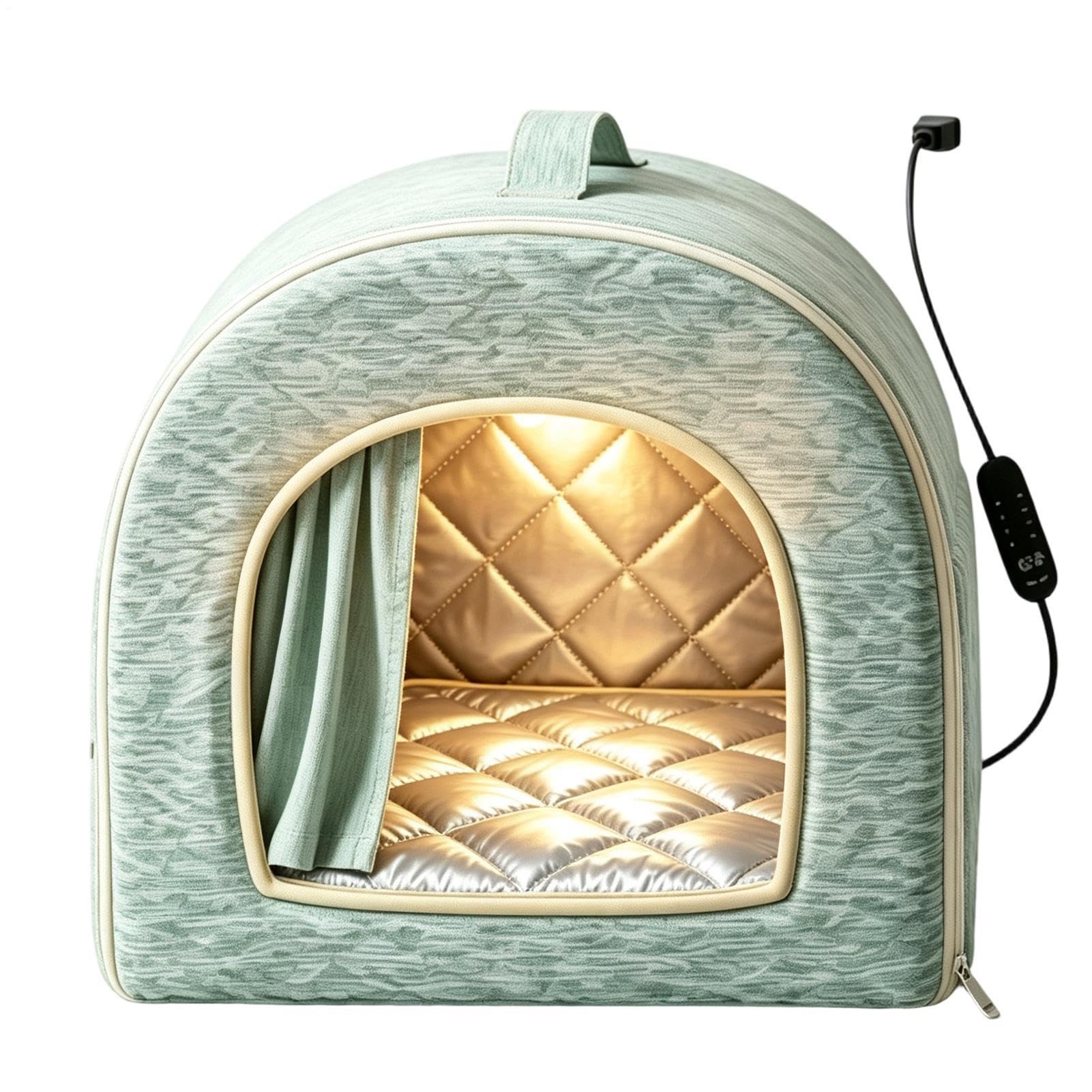 Heated Cat House – regulowana temperatura, zamknięta kot, ciepły szczeniak