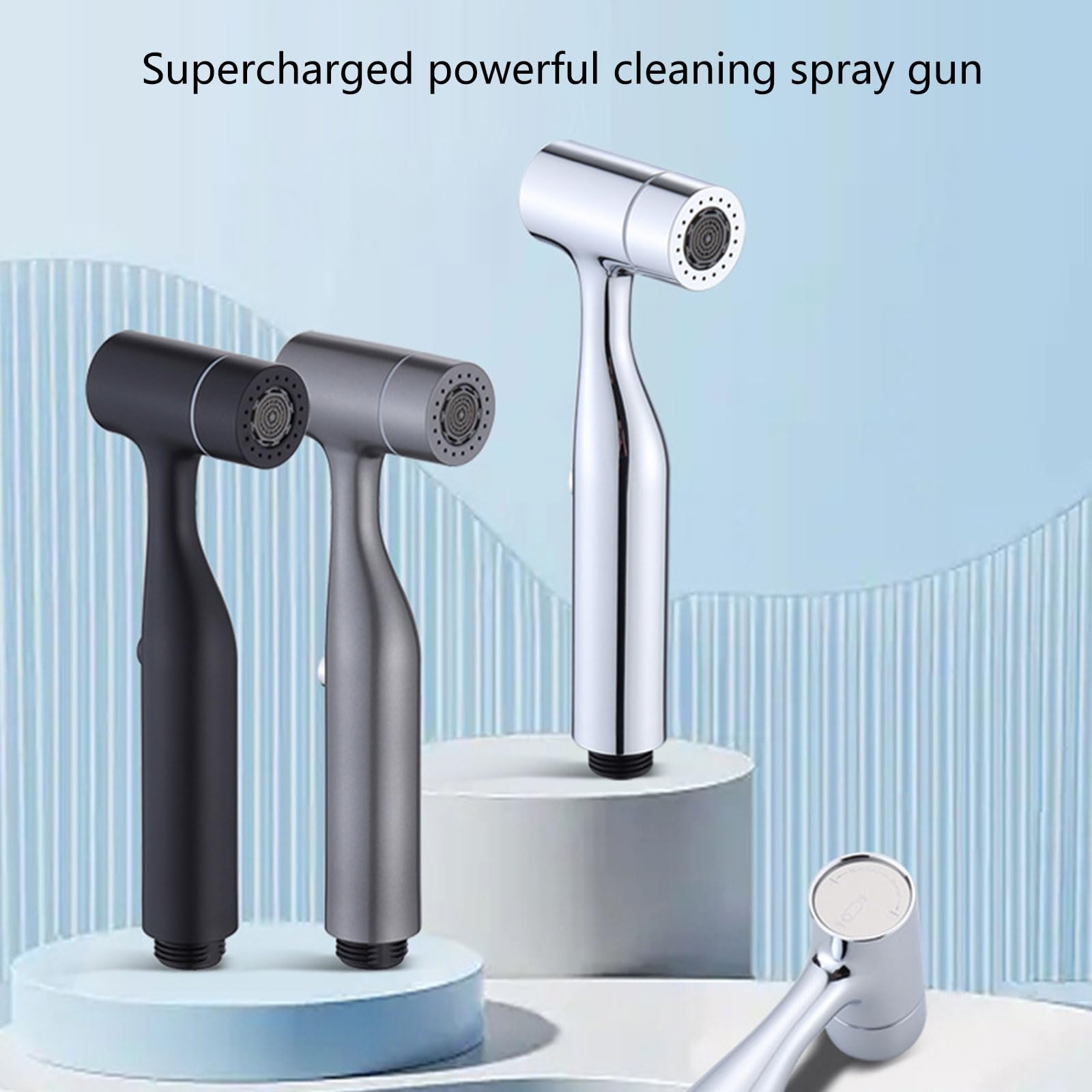 ABS Handheld Toliet Washer Portable Pressurizing Bidet Versatile Attachment Lightweight For Washing — view 4