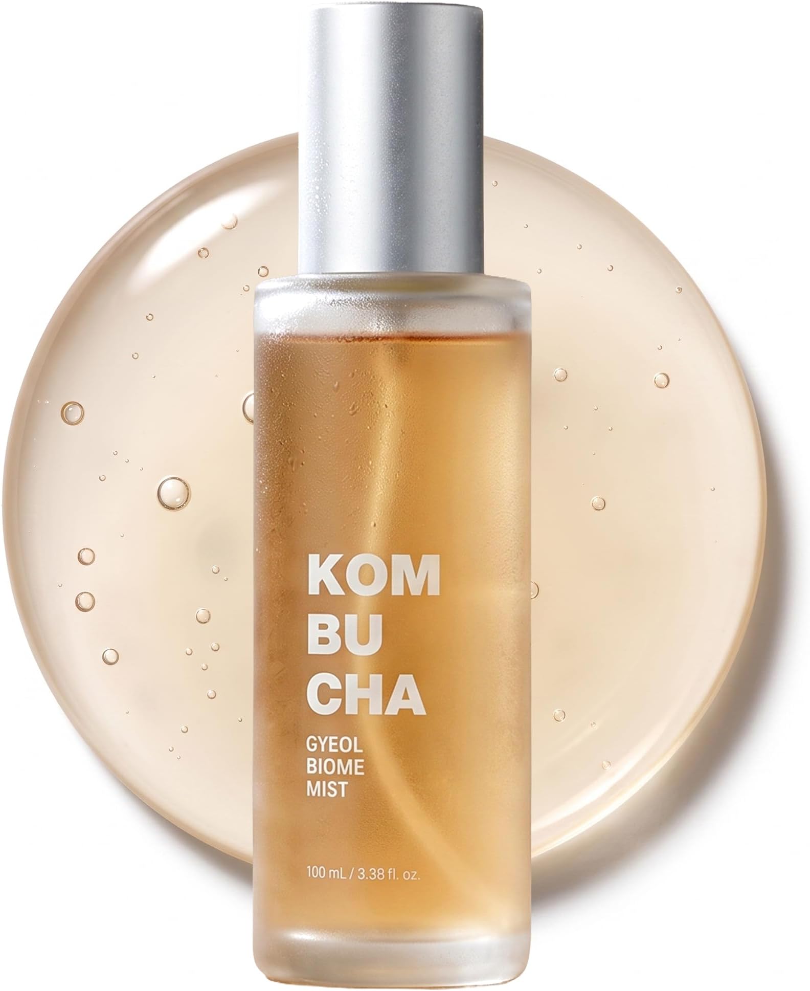 Kombucha Gyeol-Biome Mist 100 ml / 3.38 fl oz – Hydrating Face Mist with 506-Hour Fermented Kombucha, Vegan Cooling & Moisture Spray for All Skin Types