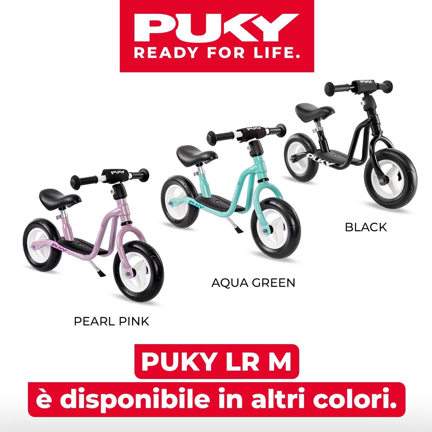 PUKY Draisienne di 2 Anni LR M Pigeon Cile Red