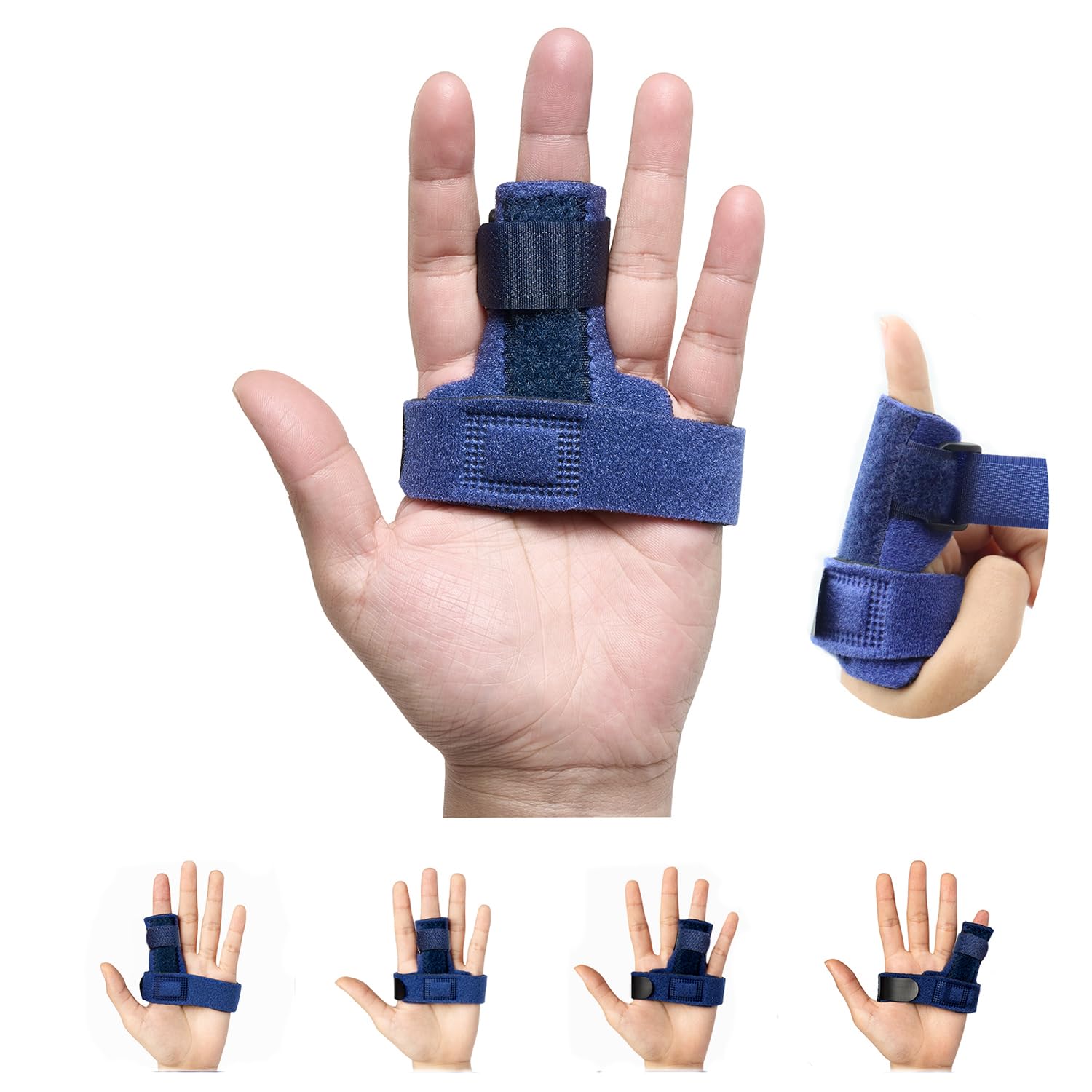 Trigger Finger Splint for Middle Finger Men, Adjustable Finger Support Brace for Alleviating Finger Locking,Popping,Bending,Stiffness,Tendon Release and Pain Relief from Stenosing Tenosynovitis (Big)