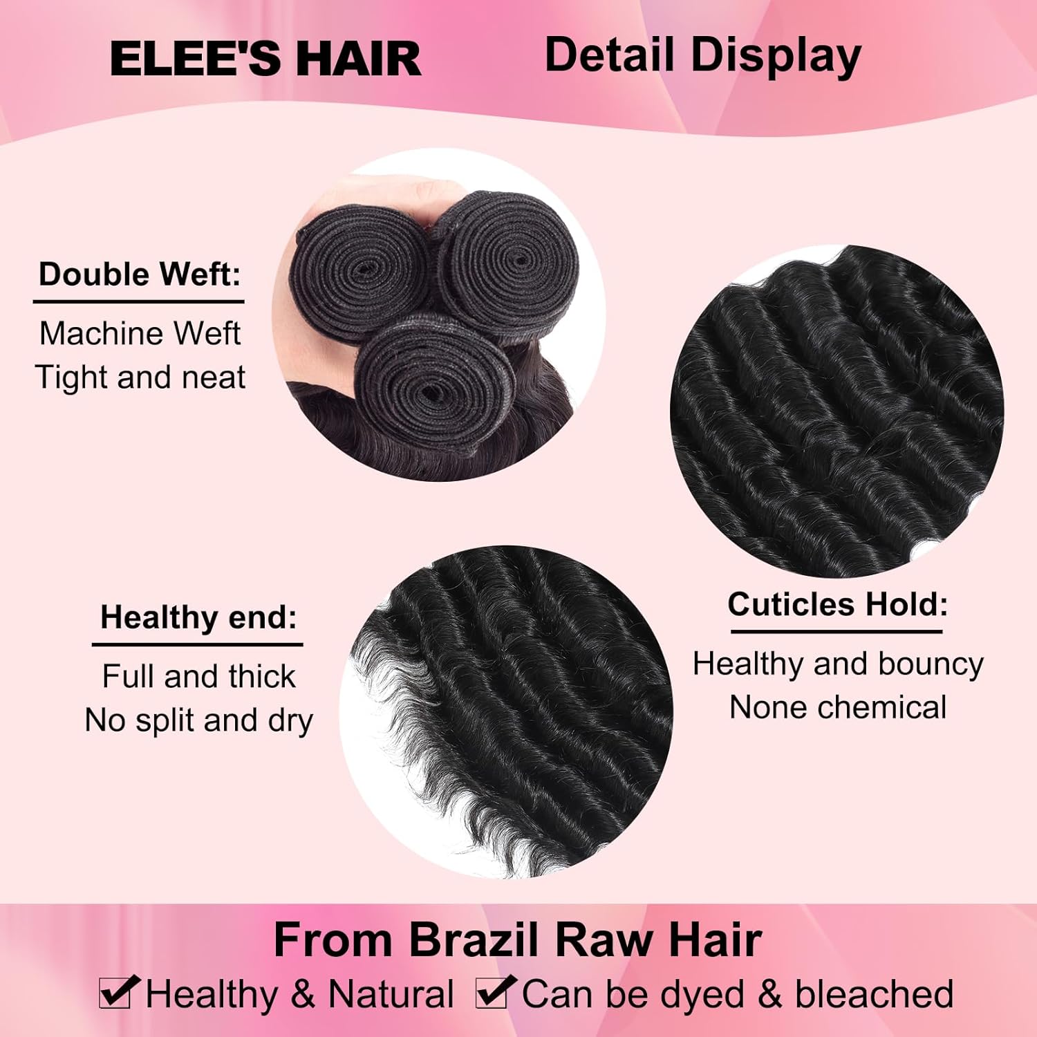 18A Loose Wave Bundles Human Hair with 5x5 HD Lace Closure (14 16 18 +14) 100% Unprocessed Brazilian Virgin Remy Hair Loose Curly Human Hair Bundles with Closure Natural Color