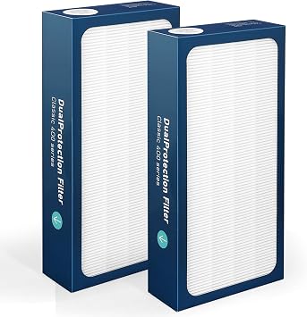 Classic 400 Series Replacement Filter Compatible with Blueair 400 Series | Compatible with Blueair 400 Series Filter Replacement,Part # 480i, 402, 403, 405, 410,455EB, 450E Replacement Filter-2PACK