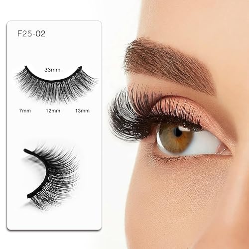 Miniatura 3 de Pestañas autoadhesivas (5 pares), reutilizables, de aspecto natural, autoadhesivas, sin pegamento para mujeres, kit de pestañas postizas de cinco