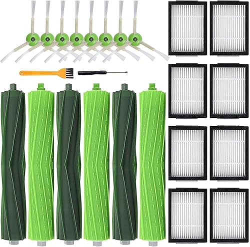 Paquete de 19 piezas de repuesto compatibles con aspiradora Roomba j7 j7+Plus E5 E6 E7 i7 i7+ i3 i3+ i4 i4+ i6 i6+ i8, kit de reabastecimiento  3