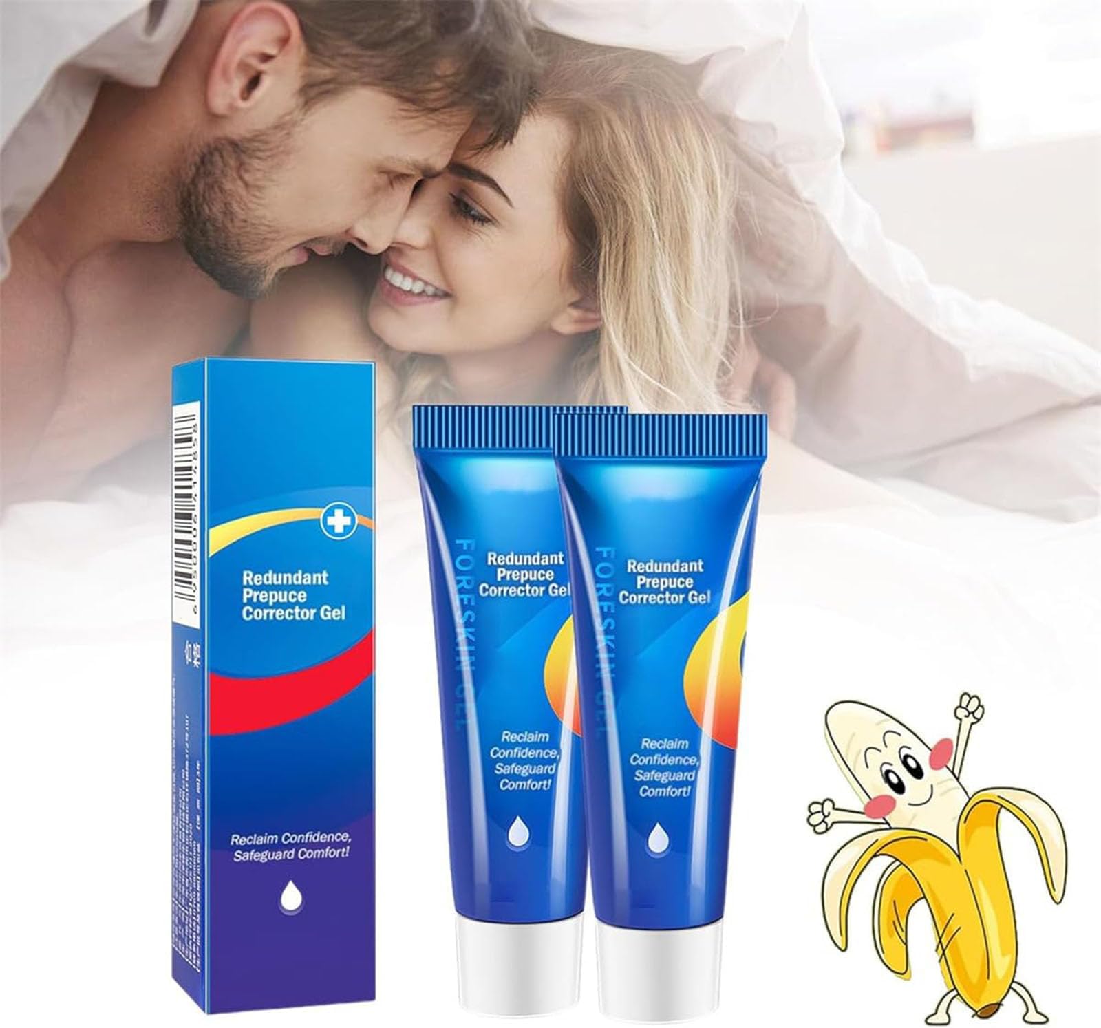 BruteCo Redundant Prepuce Corrector Gel,Natural Ingredients Phimosis Foreskin Correction Gel,Correction Gel for Excessive Foreskin,Fast and Gentle Action (2pcs)