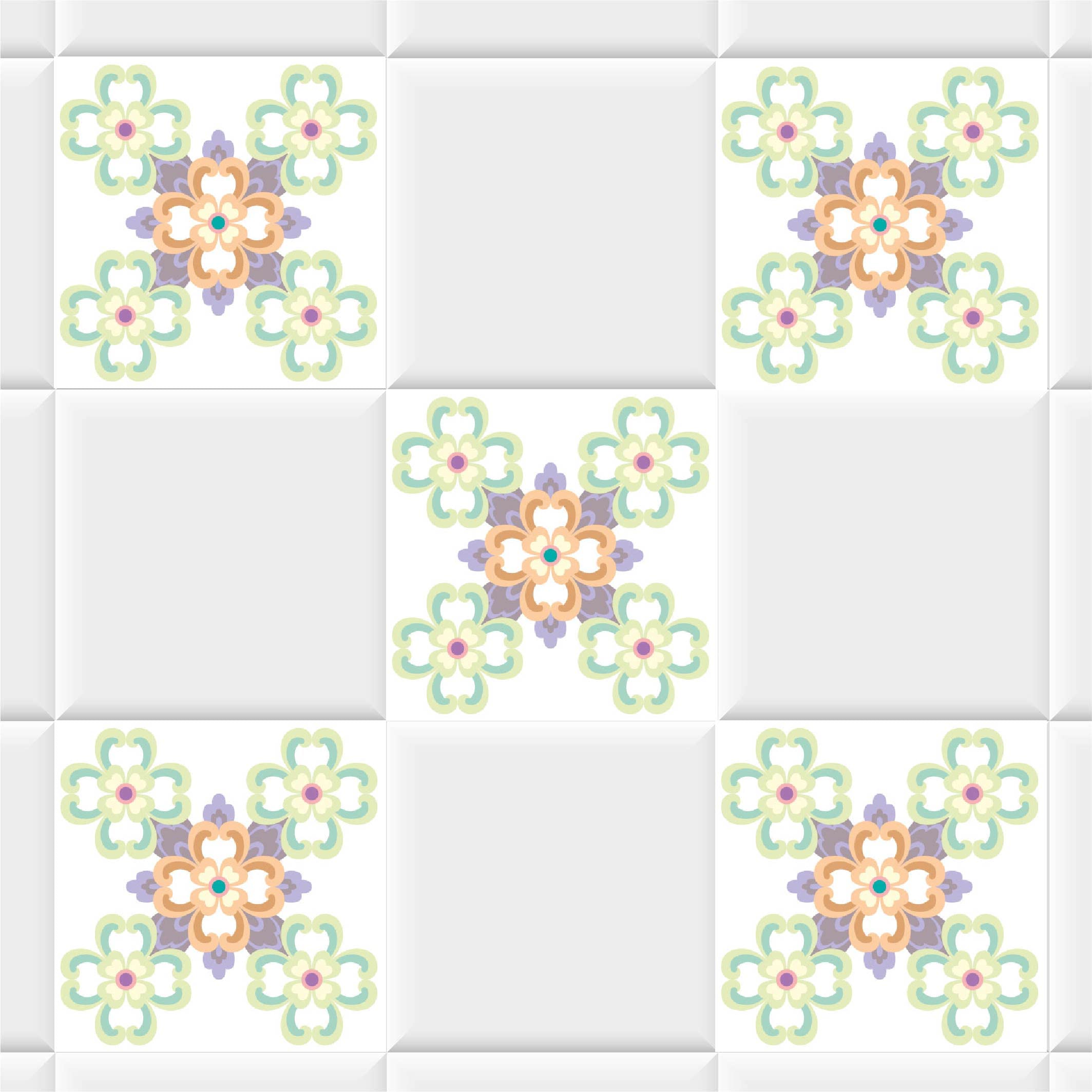 Credence Adhesive Pour Cuisine Vintage Bleu Blanc Stickers Cuisine Autocollant Mural Imperméable Carrelage Adhesif Mural Salle De Bain Stickers Carrelage Maison Décoration 3 Pièces/50x100cm