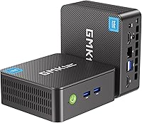 GMKtec G3S Mini PC: Intel N95 3.4GHz, 16GB DDR4 RAM, 512GB SSD, Dual 4K@60Hz, WiFi 5, Gigabit Ethernet, VESA Mount for Office HTPC