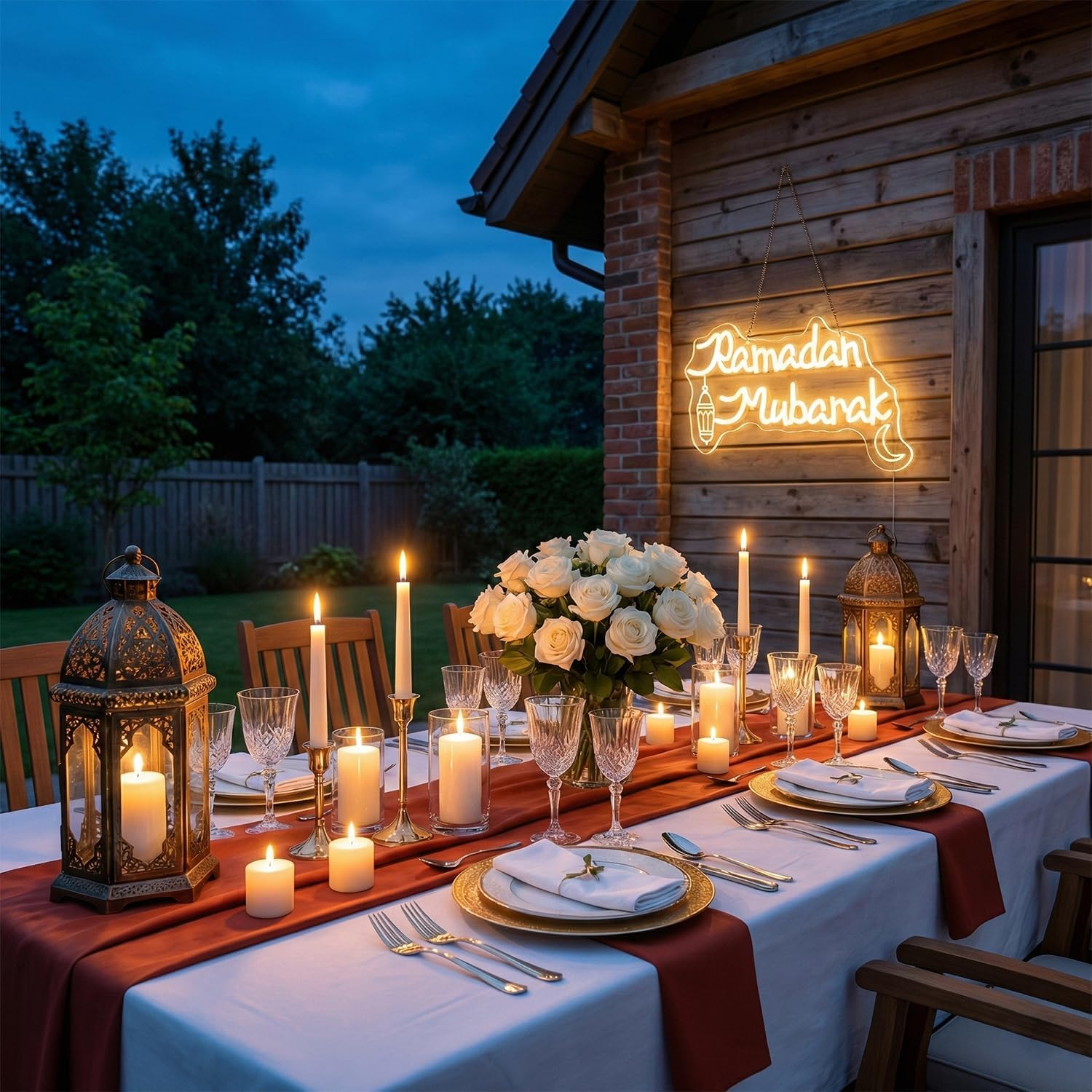 Ramadan Mubarak Neon Sign,Islamic LED Neon Light with Lantern,USB Powered Dimmable Wall Decor for Ramadan Party,Muslim Home Decoration,Eid & Ramadan Holiday Neon Sign