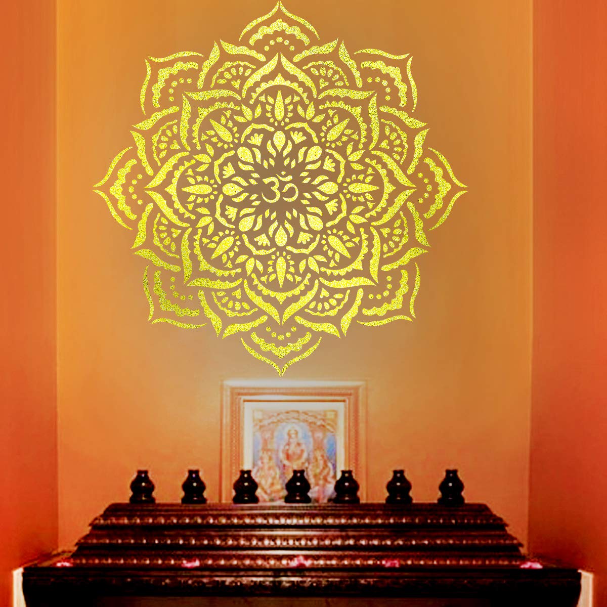 DECORZE Design In Mandala Design Wall Painting Stencils Wall Design Stencils Living Room (B0BBMR8SMS) Amazon Price History, Amazon Price Tracker
