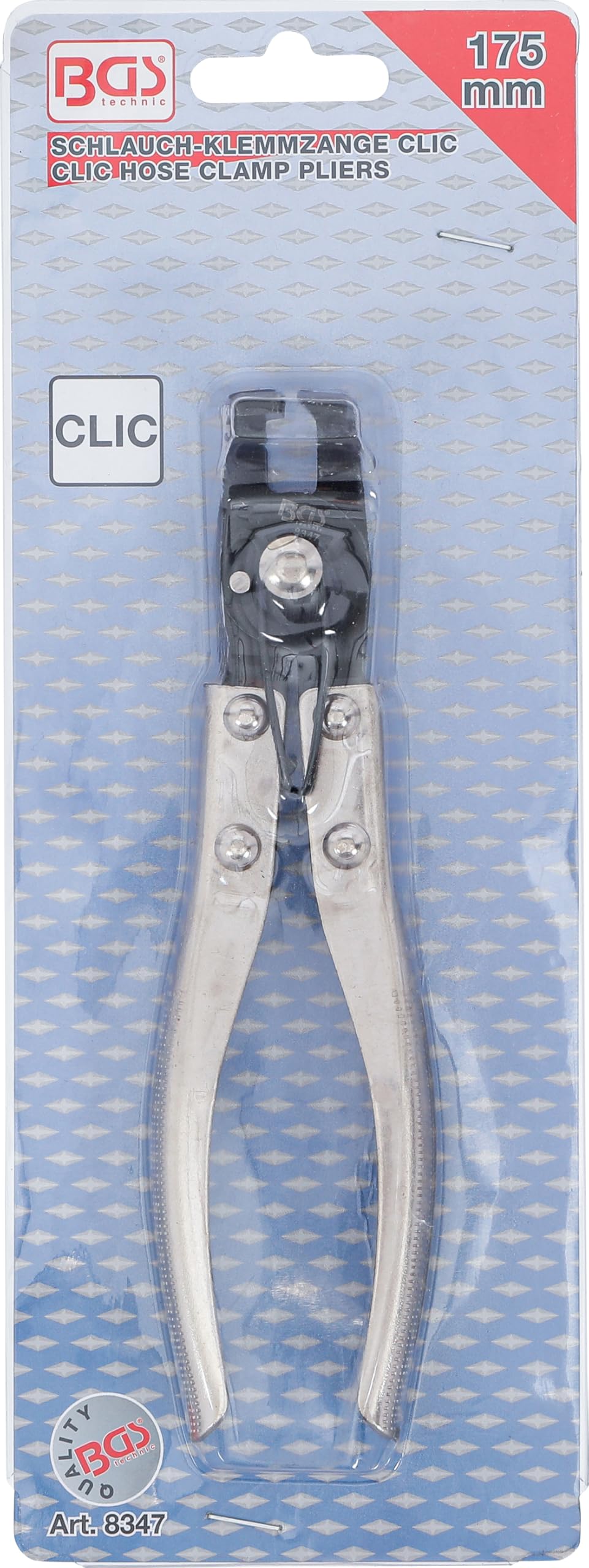BGS 8347 | Szczypce do opasek zaciskowych | do opasek zaciskowych CLIC | 175 mm