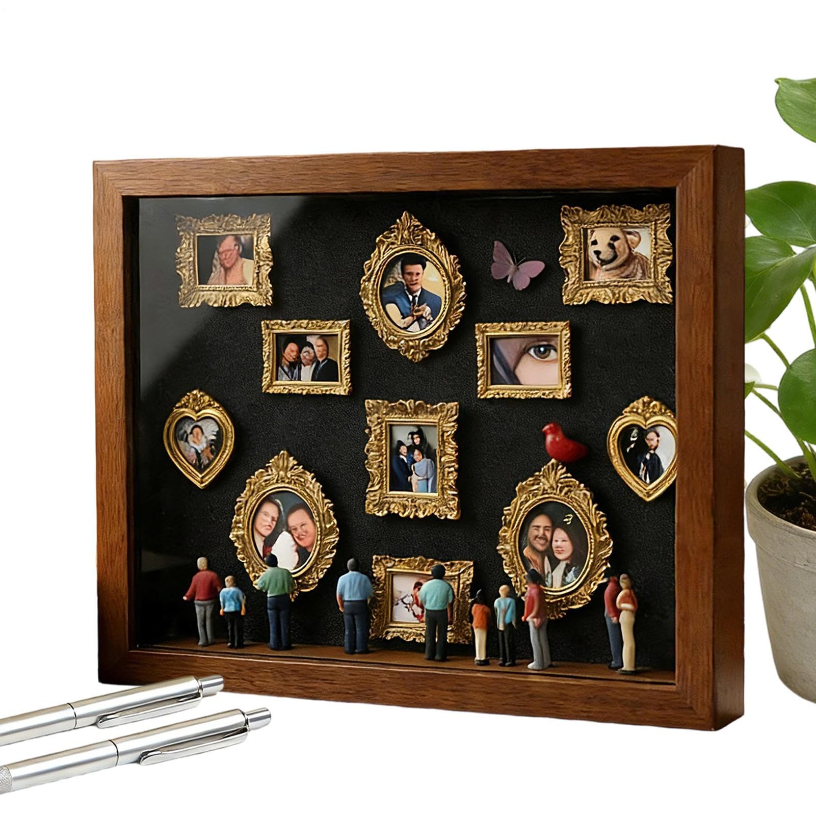 Cadre miniature musée avec LED : le cadeau de Saint-Valentin idéal